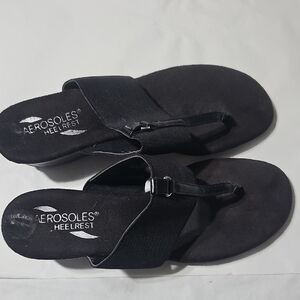 Aerosoles Women's Black Sandals NWOT